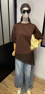 T-shirt LÉA - marron