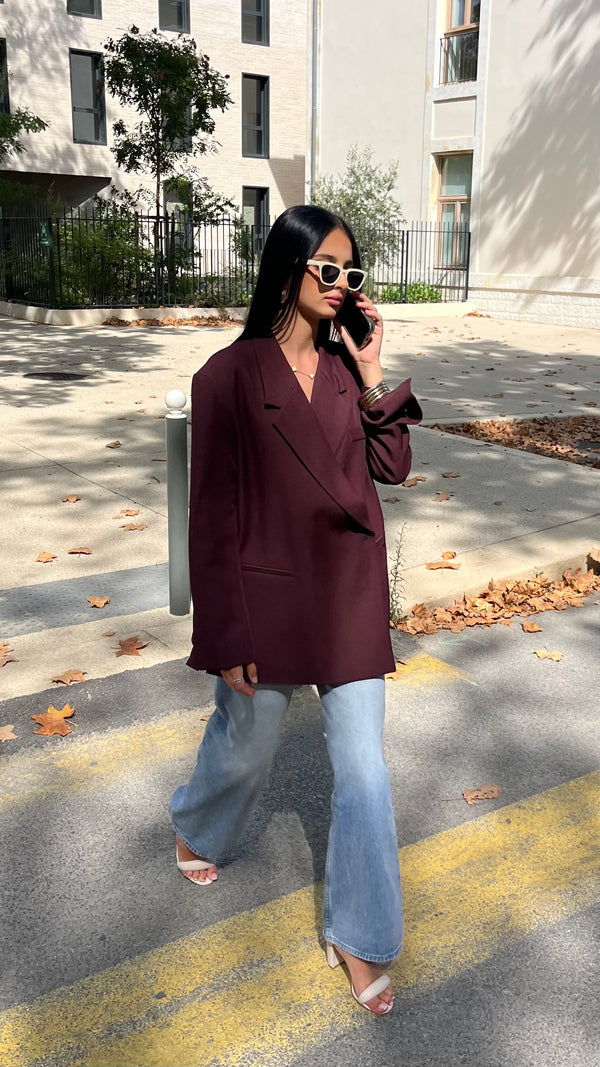 Blazer TINA - bordeaux