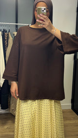 T-shirt SOFIA marron