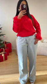 Blouse RYM - rouge
