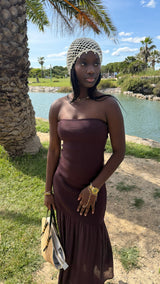 Robe ALYA marron