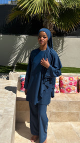 Burkini ALBA - bleu canard