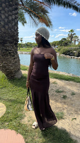 Robe ALYA marron