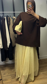 T-shirt SOFIA marron