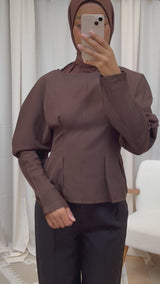 Top LISE - marron chocolat