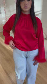 Blouse RYM - rouge